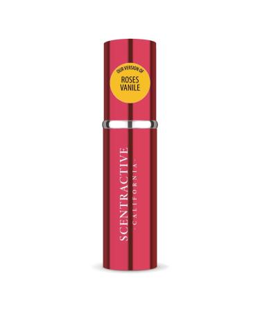 CA Perfume Impression of Roses Vanile For Women Replica Version Fragrance Dupes Concentrated Long Lasting Eau de Parfum Spray Refillable Atomizer Bottle 0.17 Fl Oz/5ml-X1 MNCR ROSES VANILE IMPRESSION 0.17 Fl Oz (Pack of 1)