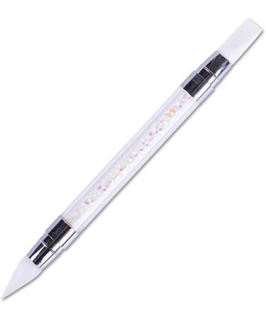 1PC Nail Art Sculpture Pens Silicone Dual Head Manicure Carving Pen Rhinestone Beads Picker Tool - Buy Online on SooperMarket.com