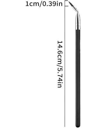 Eye Makeup Gel Eyeliner Brushes Ultra Fine Bent Angled Cosmetics Brush Eyeliner Thin for Gel or Powder Eye Line - Buy Online on SooperMarket.com