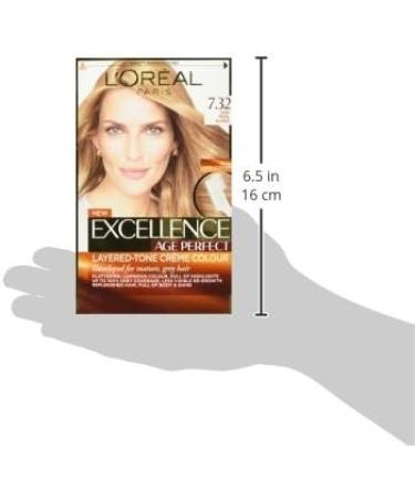 L'Oreal Age Perfect 7.32 Dark Rose Blonde Hair Dye - Dark Pearl Blonde, 1 Count - Buy Online on SooperMarket.com
