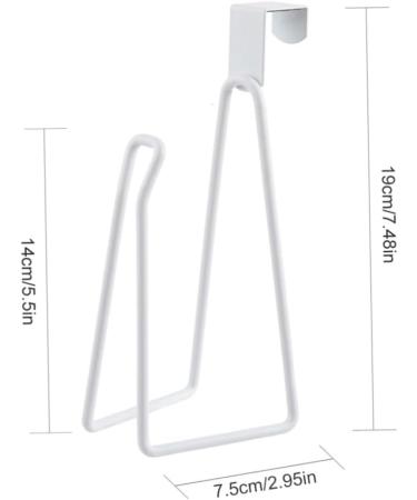 Storage rackToilet Roll Holder Over The Tank Toilet Tissue Roll Paper Holder Stand Dispenser Reserve for Bathroom Storage and Organization- White - Buy Online on SooperMarket.com