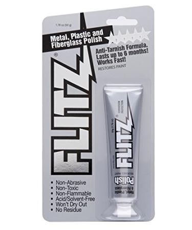 Flitz International BP03511 Metal Polish/Fiberglass Cleaner 1.76-oz. - Quantity 1