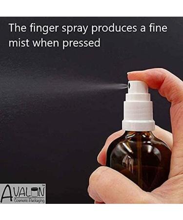 Buy 5 x 100ml Brown Glass Spray Bottles with Pump Atomizer & Protective Cap - Ideal for Essential Oils & DIY Projects | International Shipping Available - Buy Online on SooperMarket.com