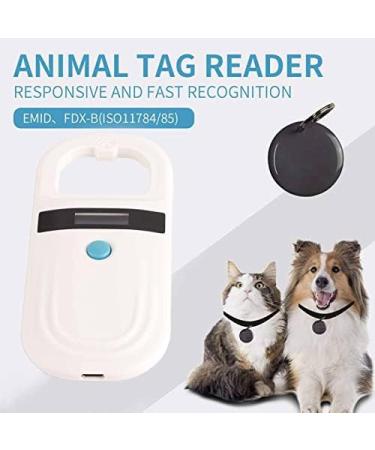 Mini Microchip Pet Tag Scanner - USB Rechargeable Animal Chip ID Reader with OLED Display - Supports FDX-B and EMID - ISO11784/85 - Buy Online on SooperMarket.com