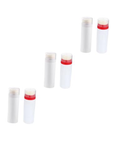 GAFOKI 6 Pcs Baby Powder Lotion Travel Baby Powder Travel Skincare Containers Infant Powder Storage Bottle Travel Makeup Bottle Baby Talcum Powder Bottle Puff Bottle Talcum Powder Holder White redx3pcs 15x4.7cmx3pcs