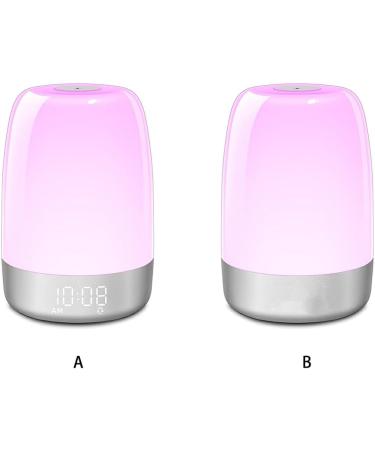 Hi.FANCY Wake-Up Night Light Sunrise Touch Control 3-Ways Dimmable Bedside Lamp Ambient Nightstand Lights Sleep Aid Snooze Mode - Buy Online on SooperMarket.com