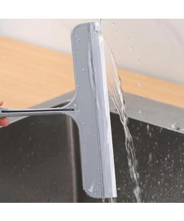 Glass Cleaner Home Glass Scraper Car Window Cleaning Floor Tile Wall Washing Brush Wiper For Bathroom Kitchen Car Furniture Grey - Buy Online on SooperMarket.com