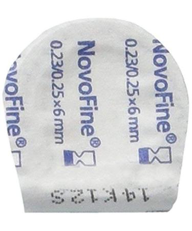 NovoFine 32G 6mm Disposable Pen Needles - 100ct | 1/4 inch Tip - Buy Online on SooperMarket.com