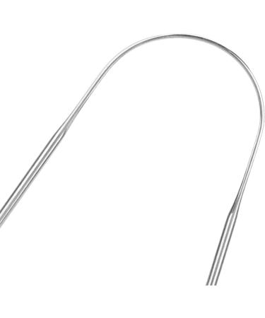 Hiraith U-Shaped Stainless Steel Tongue Scraper | Bad Breath Removal & Oral Health Protection - Buy Online on SooperMarket.com