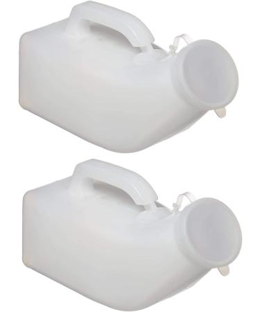 Male Urinal Bottle Camping Toilet Urine Bottle Male Urinal Long Neck Incontinence Pee Bottle Clear Plastic 1200 Ml Spill Proof Device Portable Urinal Bottle Snap-On Lid - Buy Online on SooperMarket.com