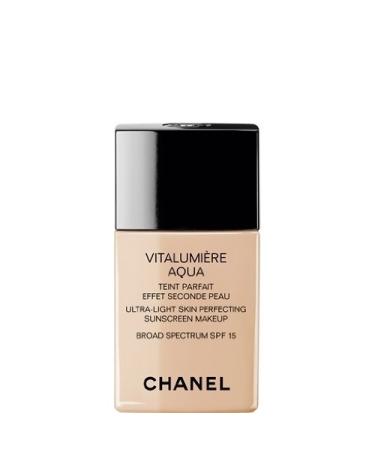 Chanel Vitalumiere Aqua Ultra Light Skin Perfecting Make up SFP 15 30ml/1oz12 Beige Rose
