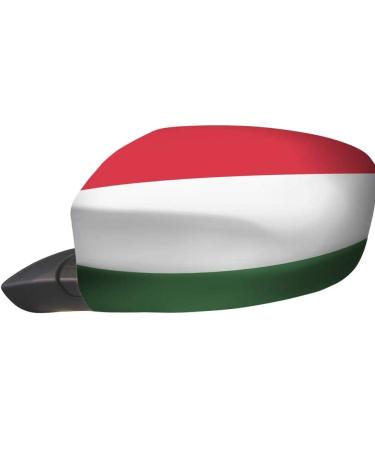 EXTERIOR MIRROR FLAG HUNGARY 2 pieces - HUNGARIAN car mirror flag - mirror car cover special car AZ FLAG