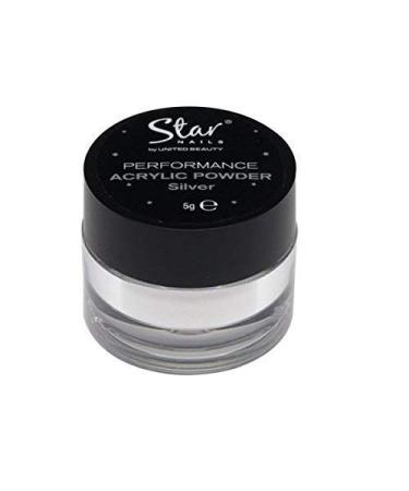 Star Nails Performance Acrylic Powder Silver 5g 5g Silver