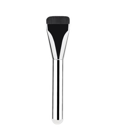2 Super Thin Foundation Makeup Brush Iquid Foundation Brush For Face Concealer Brush Ultra-thin lines Foundation Makeup Brush Makeup Foundation Brush Face Makeup Tool Aluminum tube rubber handle