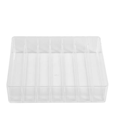 Eyeshadow Palette Organizer- 7 Section Divided Makeup Acrylic Palette Organizer Holder for Vanity Cosmetics Makeup