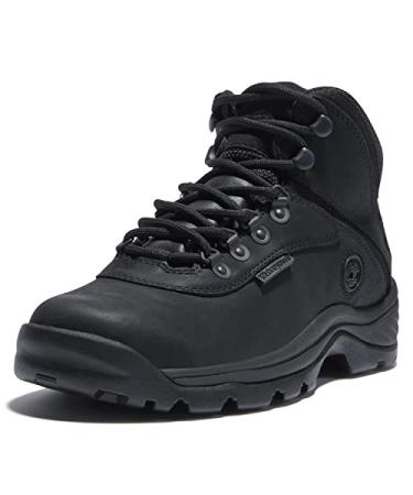 Timberland Women's White Ledge Mid Ankle Hiking Boot 7.5 Black Full Grain