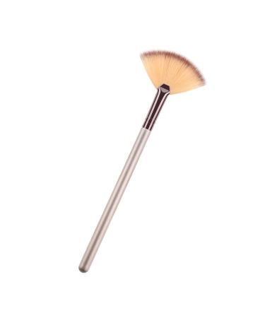 FOMIYES Blush Makeup Brush Highlighter Handle Makeup Brush Fan Ladies Suits Professional Makeup Bling Makeup Makeup Fan Make up Fan Face Lip Gloss Bamboo Miss Size 1 As Shown