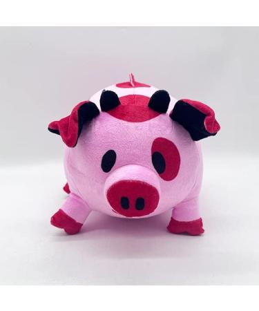 Hazbin Hotel Fat Pig Plush Toy - Helluva Boss Chibi Figure for Sofa Couch Decor - 18 cm Kids Pink - Buy Online on SooperMarket.com