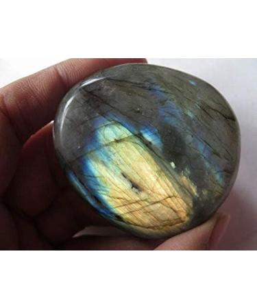 45g A Rare Natural Flash Labradorite Crystal Gem Stone Original Reiki JZIGTDEM - Buy Online on SooperMarket.com