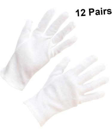 JECOMPRIS 36 Pairs Cotton Anti-Spitting Work Chemical Hand Moisturizer Hair Dye Cotton Protective Moisturizing White - Buy Online on SooperMarket.com