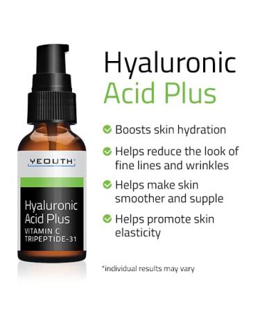 Yeouth Hyaluronic Acid Plus 1 fl oz - Hydrating Serum for Plump Skin - Buy Online on SooperMarket.com