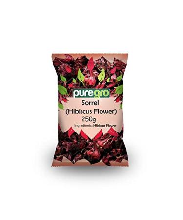 Puregro Dry Sorrel (Hibiscus Flower/Flor de Jamaica) - 250g