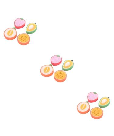 Angoily 12 Pcs Bathroom Fruit Decor Shower Loofah Bathroom Sponge Loofah Sponge Exfoliator Bath Loofah Exfoliating Bath Sponge Bath Shower Tool Natural Bath Sponge Loofah Scrub Body Pouf 1 Count (Pack of 1)