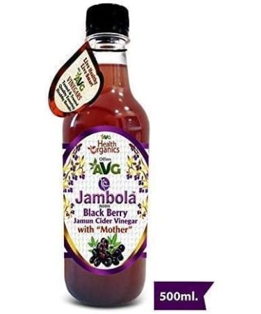CROW AVG Jambola- Jamun Vinegar with Mother Natural & Unfiltered- 500 ml - Buy Online on SooperMarket.com