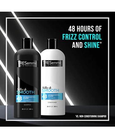 TRESemme Silky & Smooth Shampoo and Conditioner Set with Argan Oil - Anti Frizz Hair Products - 28 Fl Oz each - Buy Online on SooperMarket.com