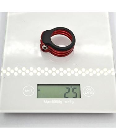 Fouriers CNC Alloy Seatpost Clamp 31.8mm/34.9mm Black - Waterproof & Superlight - Buy Online on SooperMarket.com