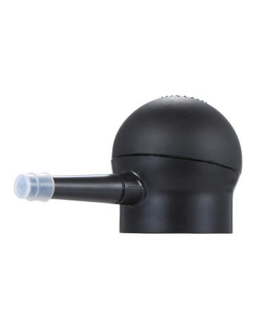 immetee Hair Fibers Pump Fiber Applicator Spray Application Atomizador Nozzle for Hair Building Fibers Hair Thickening Tools (BLACK)