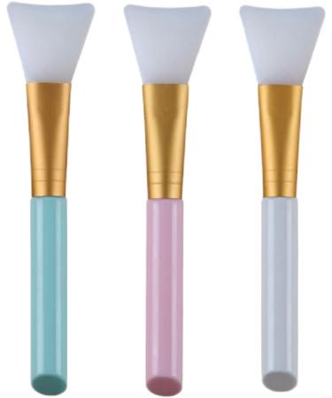 Facial Mask Brush Silicone Facial Mask Brush Hairless Face Makeup Applicator Mud Mask Brush DIY Mask Cosmetic Brush Blue - Buy Online on SooperMarket.com