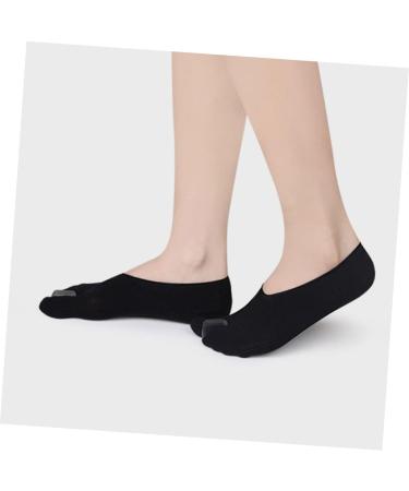 FOMIYES Men's Invisible Boat Socks Separator with Hallux Valgus Protector - Black, 1 Pair - Buy Online on SooperMarket.com