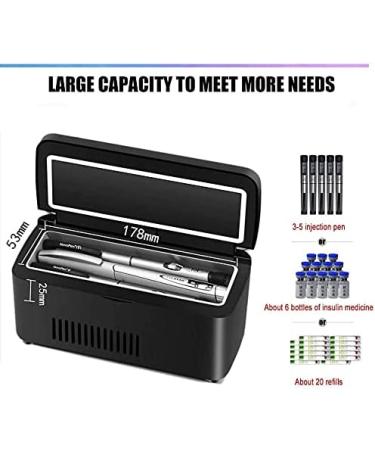 Medicine Fridge & Insulin Cooler Portable Cooler Thermostat Mini Fridge Insulin Cooler - Buy Online on SooperMarket.com