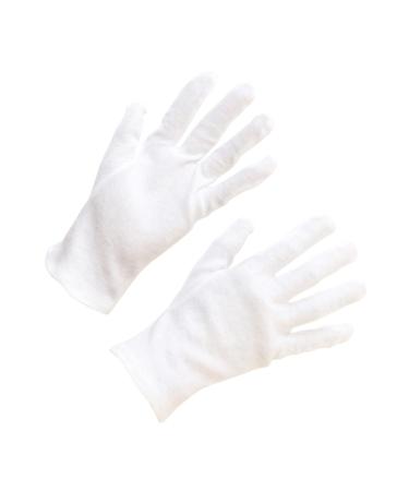KICHOUSE 12 Pairs Industrial Gloves Anti-Spitting Work Gloves Thermal Gloves Warm Work Gloves Moisturizing Hand Gloves Moisturizing Gloves Cotton Gloves White Labor Protection Cotton Spa L1:23X10cm White