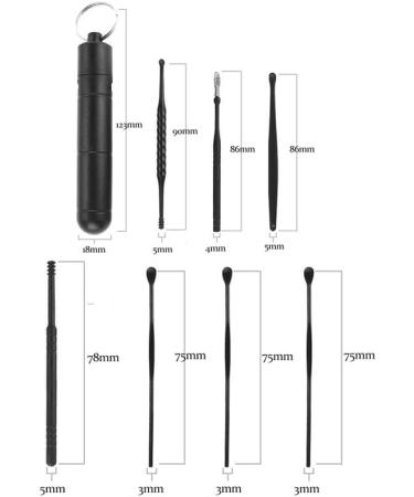 Portable Ear Cleaner Stainless Steel Ear Spoon Set Stainless Steel Ear Wax Remover Reusable Stainless Steel Ear Wax Remover Set Ear Wax Easily Removed Ideal for Personal and Home Use(Stainless steel) - Buy Online on SooperMarket.com