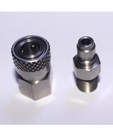 Outdoor Guy Paintball Quick Disconnect Set - Stainless-Steel Male & Female Q/D (1 PCS) - Buy Online on SooperMarket.com