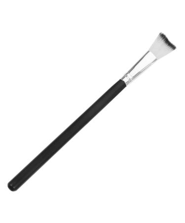 Baluue Makeup Tool Loose Powder Brush Nose Contour Brushes Blush Brush 18.50X1.00X1.00CM Black