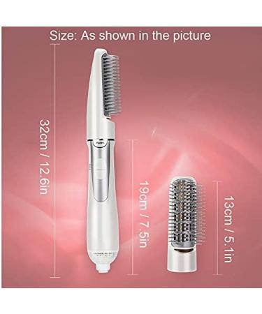 2-in-1 Electric Hair Dryer Styling Tool - Versatile Blow Dryer Brush & Hair Straightener with Teasing Comb - Adjustable Heat Settings (US Plug - Buy Online on SooperMarket.com