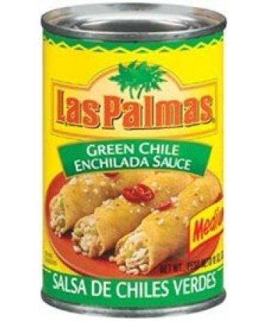 Las Palmas Green Chile Enchilada Sauce, Medium, 10 Ounce