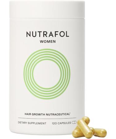 Nutrafol Women's Hair Growth Supplements, Ages 18-44, Clinically Proven for Visibly Thicker and Stronger Hair, Dermatologist Recommended - 1 Month Supply