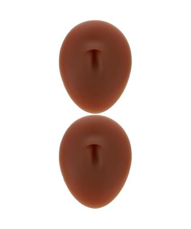 Baluue 2 pcs Silicone Human Nose mold student suture training Navel Model Body 3D part
