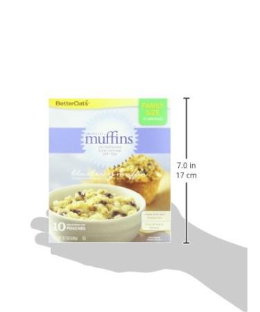 Better Oats Thick & Hearty Whole Grain Instant Oatmeal with Flax Seeds Blueberry Muffin Flavor - 15.1 Oz Box (Pack of 6) - Buy Online on SooperMarket.com