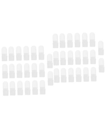 FRCOLOR Nail Monomer Dish 40 Pcs Nail case nail gel nail protector milk gel nail polish nail soak off caps gel polish remover caps nail varnish cover manicure polish varnish cover 4x2cmx2pcs As Shownx2pcs