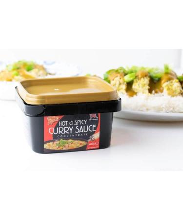 Goldfish Hot & Spicy Curry Sauce Concentrate 405g (Pack of 2) - Authentic Flavor for Homemade Curry Dishes | Fiery Flavor | Traditional Spices - Buy Online on SooperMarket.com