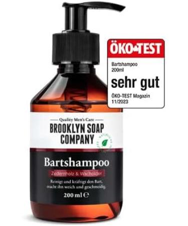 Beard Shampoo 200ml - Brooklyn Soap Company | Clean & Care Reduces Dandruff International Shipping - Buy Online on SooperMarket.com