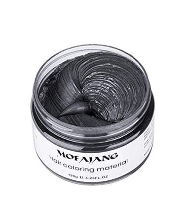 Temporary Hair Color Wax 4.23 oz | Instant Hairstyle Cream Pomade for Party & Cosplay | Easy Cleaning | Black - Buy Online on SooperMarket.com