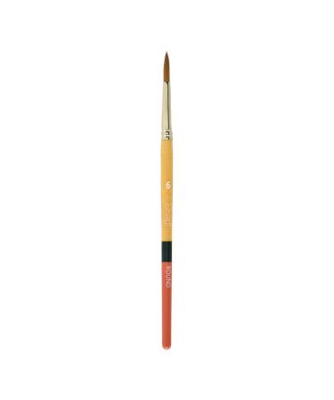 Snap! Princeton Artist Brush  Series 9650  Golden Synthetic  Round  Size 6