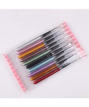 Desikixudy Nail Art Brushes Point Painting Pen Set Nail Art Tips Suitable for Home and Salon Use Tools 10 Pieces - Buy Online on SooperMarket.com