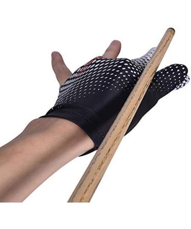 3-Finger Billiard Glove for Men & Women | Pool Cue Glove - Right/Left Hand | Snooker Pool Table Accessory - White - Buy Online on SooperMarket.com